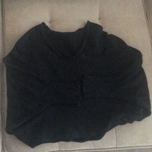 Black Cropped Sweater